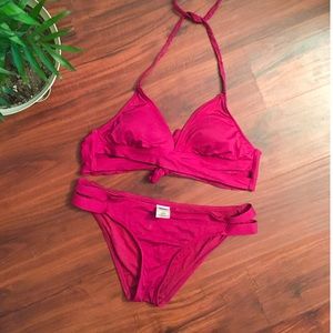 Raspberry Mossimo Bikini
